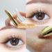 ETEDES Cream Matte & Shimmer Eyeshadow Stick - Champagne Gold | Waterproof & Long Lasting | Smoky Eye Makeup with Soft Brush - Buy Online on GoSupps.com