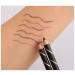 KAYLRE Eye Liner Soucoupre Crayon de Deux en-Un Outils de beaut Outils Sourcils Crayon Brun ou Noir avec Taille-Crayon Eye Liner Noir 1 unit (Lot de 1)