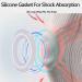 Buy Silicone Sports Knee Sleeves - Non-Slip Breathable Elastic Knee Pads for Basketball & Fitness - Meniscus & Patella Protection - Medium Size - Buy Online on GoSupps.com