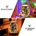 Yule Essential Oil Diffuser - 3D Glass Star Electric Wax Melter Night Light | Touch Control Aroma Lamp for Bedroom & Office (US Plug) | Decorative Fragrance Diffuser in Assorted Colors - Buy Online on GoSupps.com