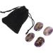 Earth Air Fire Water Stones Triangular Crystals Symbols Flake Reiki Oval Stamps (Purple) - Buy Online on GoSupps.com
