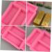 STOBOK 6 Pcs Gold Brick Silicone Mold Epoxy Resin Molds Stencils for Crafts Mold Simulation Gold Bullion Chocolate Mold Epoxy Mold Pink Pirate Fondant Cake Silica Gel Pinkx3pcs 9.3X5.1CMx3pcs - Buy Online on GoSupps.com