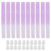 20 pieces 1.3 ml refillable plastic tubes with purple lid