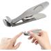 Acunny Nail Clippers for Thick Nails Nail Clippers for Elderly | Large Nail Clippers with Angled Head Anti Splash Nail Clippers Wide Mouth Nail Clippers Nail Clippers Silver Grey Single - Buy Online on GoSupps.com