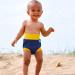 Splash About Baby & Toddler Happy Nappy Reusable Swim Nappy Navy/Yellow 0-3 Months | Best Swim Nappy for Infants - Buy Online on GoSupps.com