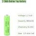 1.2V 400mAh NiMH Rechargeable Batteries - 12 Pack Button Top for DIY LED Solar Lights | International Shipping Available - Buy Online on GoSupps.com