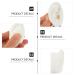 POPETPOP Soft Silicone Ear Model Display Props Teaching Tools - Size L White, 1 Pair Medium Earrings - Buy Online on GoSupps.com