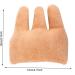 Palm Protector & Finger Separator for Elderly Care - Anti-Stick Hand Aid One Size Orange - Buy Online on GoSupps.com