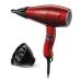 Valera Swiss Silent Jet 8500 professional hair dryer hair dryer with powerful motor AC performance 3 temperature levels ion generator twist-proof super flex cable 2000 W red Swiss Silent Jet 8500 red