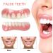 Xzlzmd Pebble Dentures - Cosmetic Veneer Teeth Prosthesis for Cracked or Missing Teeth | Reversible Perfect Smile | 3 Pairs - Buy Online on GoSupps.com