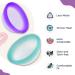 Ecoblossom Menstrual Disc - Set of 2 Reusable Period Discs with Storage Bag - Soft & Flexible Medical-Grade Silicone - Small Size - Pack of 2 - Buy Online on GoSupps.com