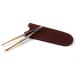 Solingen Tweezers for Eyebrows and Hair Removal Slanted Tip Professional Stainless Steel and Chrome Plating Leather Case Made in Germany