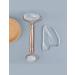 HANABEE Rose Quartz & Jade Roller Set | Gua Sha Facial Massage Tools | Beauty Gift for Women - Buy Online on GoSupps.com