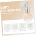 Angoily 1pc Body Air Bag Powder Loose Powder Bride Lightness Golden medium - Buy Online on GoSupps.com