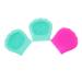 Didiseaon 1 Facial Cleansing Pads Silicon Facial Cleaner Handheld Mat Scrubber Multifunction Face Cleansing Tool Woman Blackheads Removal Face Cleanser Facial Brush Cleansing Brush 7.7x7.5cm As Shown