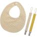 GLASSNOBLE Pacifier Chain & Baby Bib - Double-Sided Cotton Clips & Nipple Holder | International Shipping - Buy Online on GoSupps.com