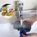 Bobozhong Cat Brush Set - 2 Large Self-Grooming Brushes for Cats | Wall Corner Cat Groomer with Catnip & Screws - Pink & Red - Buy Online on GoSupps.com