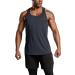ATHLIO Men's Dry Fit Y-Back Muscle Tank Tops 3 Pack - Black/Charcoal/Navy - Large - Buy Online on GoSupps.com