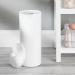 InterDesign Plastic Holder The Kent Collection 3 Rolls of Toilet Paper - White - Buy Online on GoSupps.com