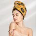 Hair Towel Wrap | Quick Drying Towel Turban with Button - Corgi Design for Effortless Hair Drying - Buy Online on GoSupps.com