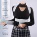 Invisible Posture Corrector Back Brace - Adjustable Large Gray Chest & Spine Support for Hunchback Correction & Scoliosis Relief - Buy Online on GoSupps.com