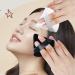 12 Pieces Reusable Triangle Powder Puffs - Soft Velor for Loose Powder & Foundation Cream (Black & White) | Daily Makeup Essentials - Buy Online on GoSupps.com