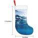 Shop Ffexs Alpaca & Cactus Velvet Christmas Socks - Blue Ocean One Size - Perfect for New Year Celebrations! - Buy Online on GoSupps.com