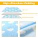 2 Pcs ALBOYI Baby Diaper Changing Pad Set | Waterproof & Reusable Nappy Mat for Home and Outdoor | Grey/Blue - Buy Online on GoSupps.com