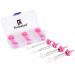 Gufastoe 10pcs Original and Mini Nipples with Syringes for Pets and Wildlifes Pink