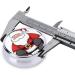 Cute Santa Claus Round Pill Box - Portable 3 Compartment Medicine Organizer for Travel & Vitamins - Buy Online on GoSupps.com