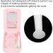 Ankroyu Portable Travel Contact Lens Box - Pink Storage Container with Mirror & Tweezer for Easy Use at Home or on the Go - Buy Online on GoSupps.com
