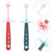 Gatuida 8 Pcs Baby Toothbrush Set with Clean Pebbles & 1 Straw Cup - Perfect Child Mouthpiece for Oral Care - Buy Online on GoSupps.com