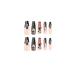 Nail art patches beautiful and fashionable nail patches finger decorations beauty decoration supplies wearable fake nails Halloween manicure black French flame hearts spider web pumpkin bat wear Jp2506