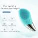 Sonic Facial Cleansing Brush Soft Silicone Face Brush Waterproof Electric Facial Cleansing Brush Face Massager Fit for All Skin Exfoliation Gentle Exfoliating USB Rechargeable - Buy Online on GoSupps.com