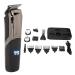 Qukaim Hair Trimmer Electric Hair Clipper All-in-One Trimmer with Guide Combs Washable LED Display for Beard Head Body Face