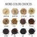 Tousled Updo Messy Bun Hair Piece Extension - Golden Blonde Mix Bleach Blonde - Buy Online on GoSupps.com