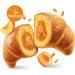 Italian Gourmet E.R. Misura Cornetti Albicocca Privolat Set of 6 apricot croissants without milk or eggs 290 g + Italian Gourmet pulp 400 g - Buy Online on GoSupps.com