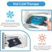NEWGO Hand Ice Pack Wrist Wrap - Hot Cold Therapy for Carpal Tunnel Relief & Wrist Injuries - Reusable Gel Pack for Swelling, Sprains & Arthritis - Blue - Buy Online on GoSupps.com