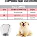 MEISIO Collar Soft Cotton Protective Cat Cone Dog Cone Adjustable Cat Cone Pet Recovery Collar Pet Cone Collar .After Surgery Recovery to Prevent from Biting Scratching (M) 66*33cm - Buy Online on GoSupps.com
