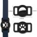 Coholl Protective Cover for Apple Airtag - 3pcs Silicone Shell for GPS Finder Dog Collar & Pet Loop Holder Case - Black White & Brown for Cats Dogs Kids & Seniors - Buy Online on GoSupps.com