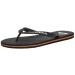 Quiksilver Men's Molokai 3 Point Flip Flop Sandal 10 Black/Red/Green