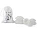 Habys silicone cupping glasses cupping heads | suction cup massager | anti cellulite cupping set cuppin set | 4 pieces (white)