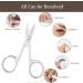 ACWOO Cuticle Nail Scissors Professional Stainless Steel Beauty Scissors with Leather Packing Bag Multi-Purpose Sharp Curved Scissors for Cuticle Manicure Pedicure Eyebrow Eyelash Black - Buy Online on GoSupps.com