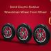 Wheelchair Front Wheel 2 Pieces Wheelchair Front Rubber Anti-Slip Wheelchair Front Wheels 10In Wheelchair Wheels Replacement Labor Saving Anti Tip - Buy Online on GoSupps.com
