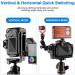 DSLR Camera L Bracket Quick Release Plate | Compatible with Canon Nikon Sony DJI | Vertical Horizontal Switching | Tripod Monopod Stabilizer Plate - Buy Online on GoSupps.com