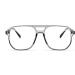 Feizedy Retro 70s 80s Blue Light Filter Glasses for Women & Men - PC Gaming & Computer Glasses B2866 Gray 54mm - Blue Light Blocking - Buy Online on GoSupps.com