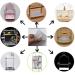Gigicloud 100-Piece Disposable Bird Cage Liner Paper | Absorbent Precut Fecal Tray Liners 12'' x 10'' | Ideal for Bird Parrot Cages - Buy Online on GoSupps.com