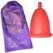 Me Luna Menstrual Cup Classic Ball Red Size M