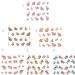 6 Sheets Women Hand-made Accessories Various Nail Stickers Water Sticker Decoration Flower Art - Buy Online on GoSupps.com