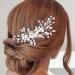 FRCOLOR Wedding Hair Comb Pearl Rhinestone Crystal Bridal Headpiece Hair Clip Barrette Wedding Hair Accessories for Women - Buy Online on GoSupps.com
